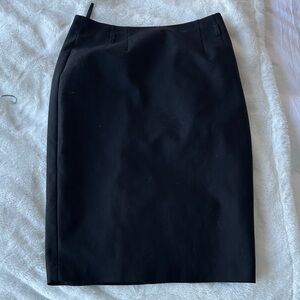 Amanda & Chelsea Classic Black Pencil Skirt
